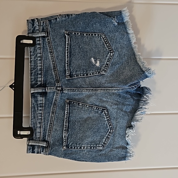 Happily Grey Denim Cutoff Shorts (27) - Picture 3 of 3